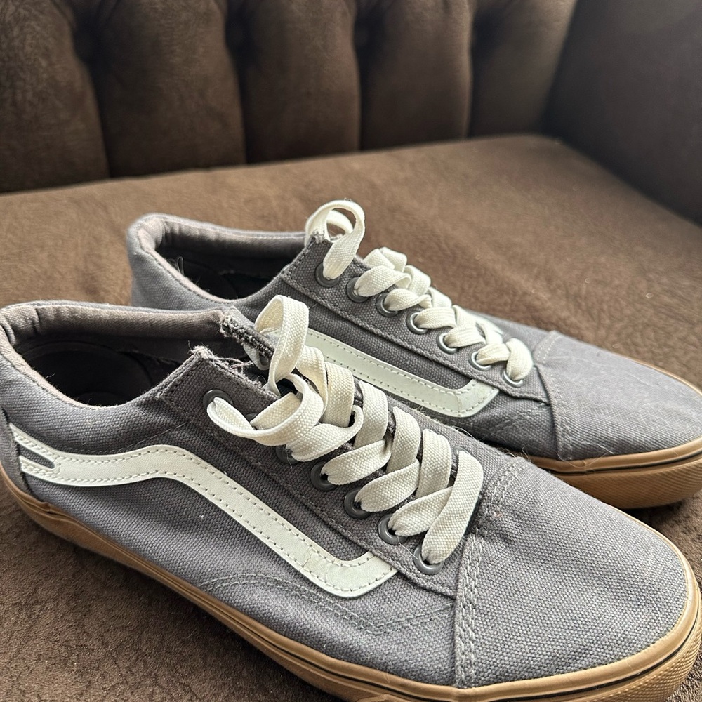 Gray Canvas Sneakers
